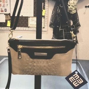 Rare Mila Blu Italian leather crossbody wrist bag